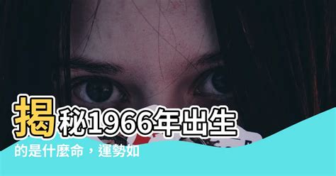 1966年是什麼命